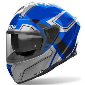 Integreret motorcykelhjelm Airoh SPARK 2 Dart blank blå