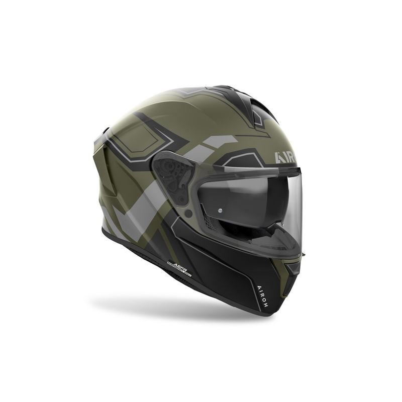 Integreret motorcykelhjelm Airoh SPARK 2 Dart mat khakigrøn