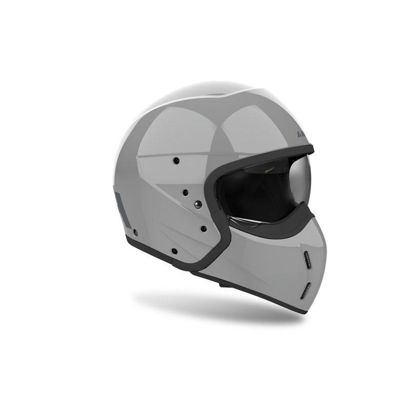 Modulær motorcykelhjelm Airoh J110 Farve blank cementgrå