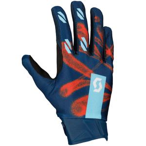 Motocross-handsker SCOTT EVO DIRT blå-rød