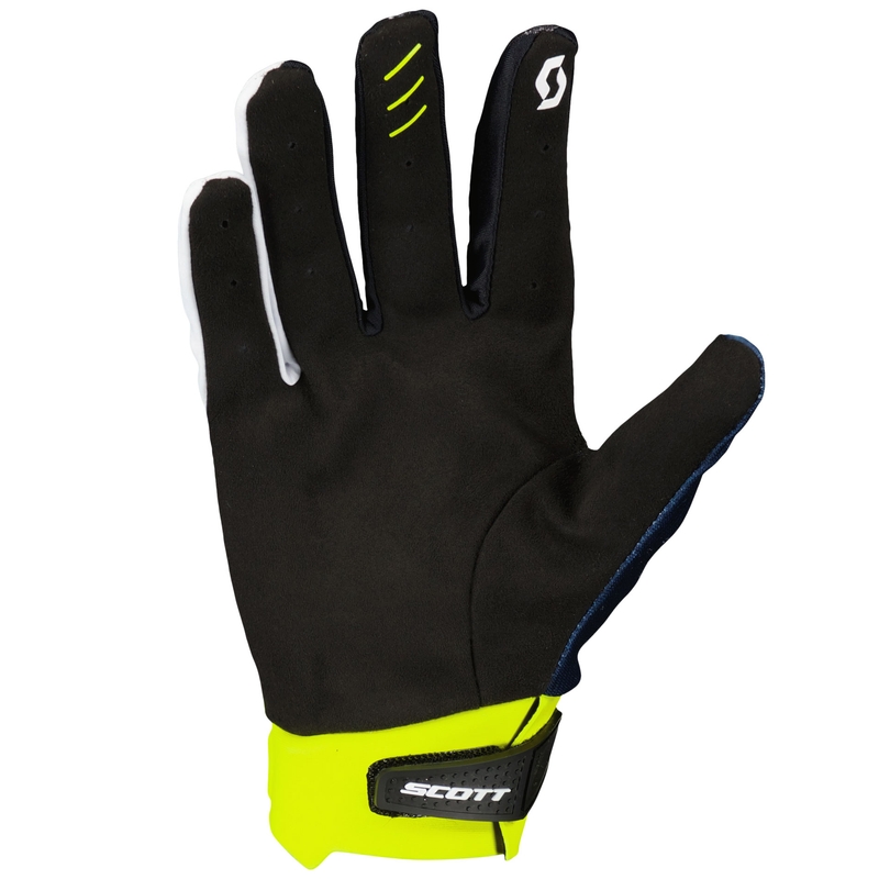 Motocrosshandsker SCOTT EVO RACE purple-blue-fluo yellow