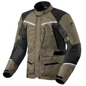 Motorcykeljakke Revit Voltiac 3 H2O grøn-grå
