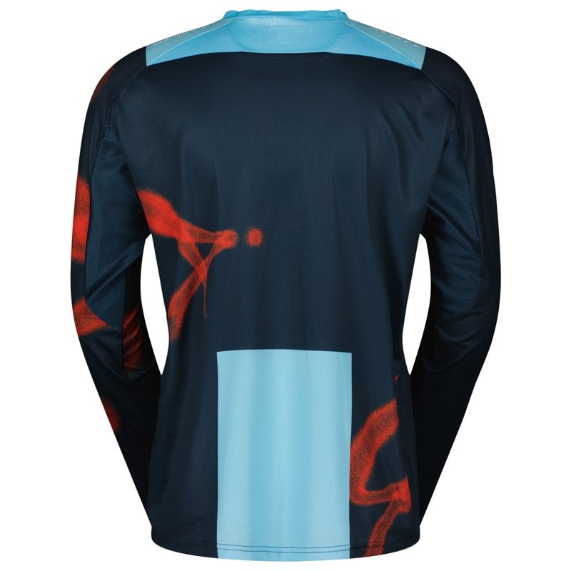 Motocrosstrøje SCOTT EVO Dirt blå-rød udsalg