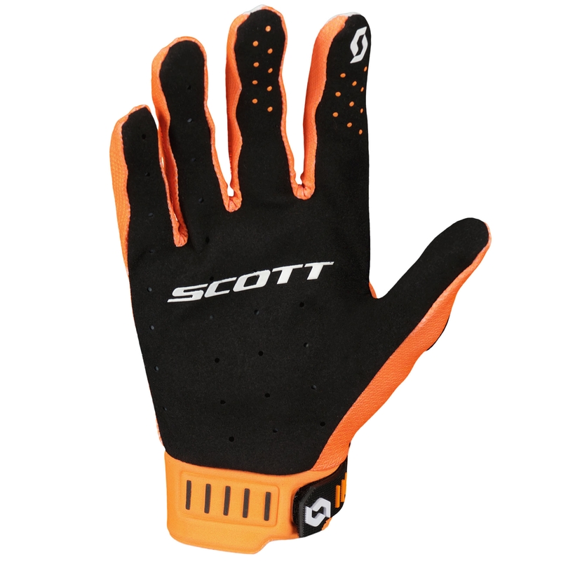 Motocross-handsker SCOTT Podium PRO orange-sort udsalg
