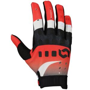Motocross-handsker SCOTT Podium PRO rød-sort