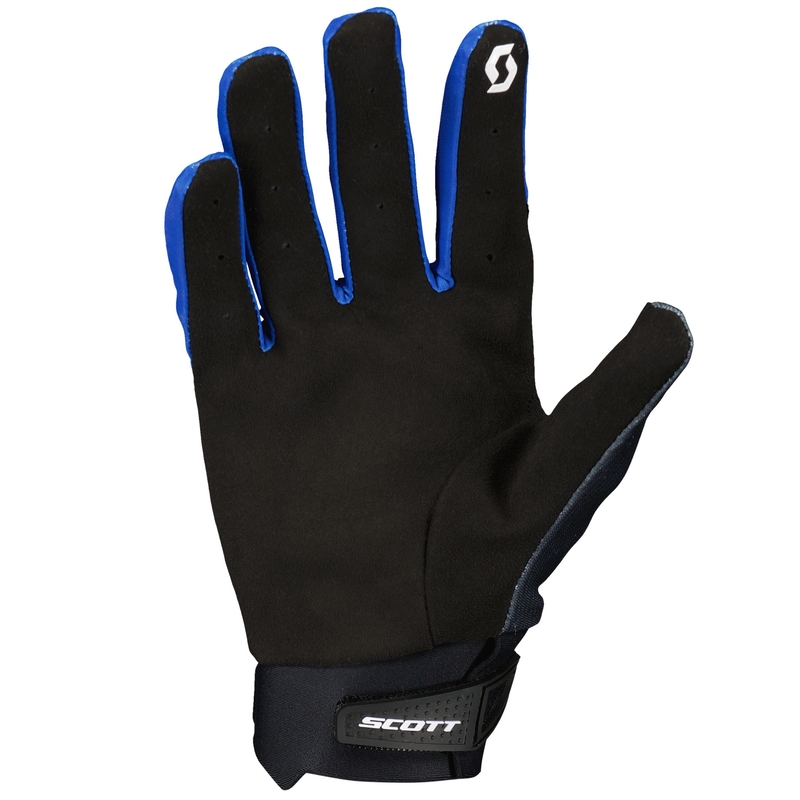Motocross-handsker SCOTT Evo Swap sort-blå