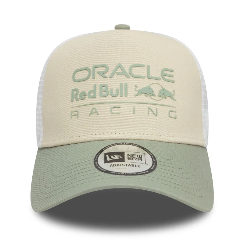 Red Bull Racing-kasket creme-grå-grøn