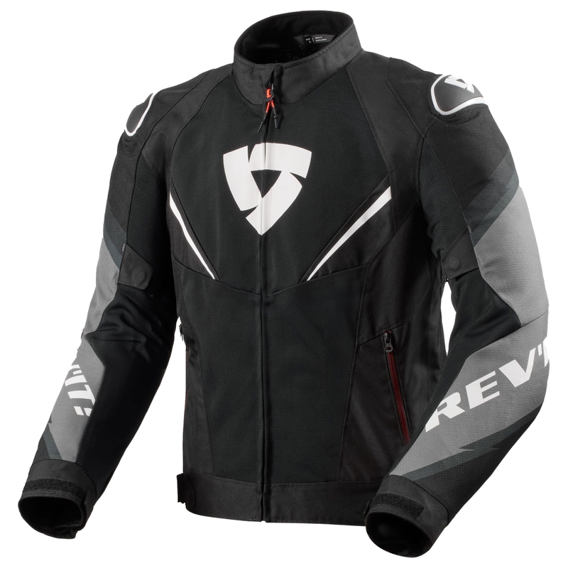 Revit Quantum 3 Air sort og hvid motorcykeljakke