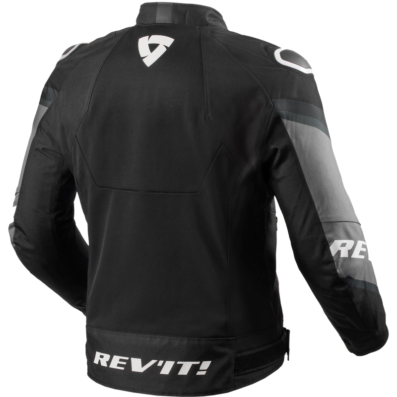 Revit Quantum 3 Air sort og hvid motorcykeljakke