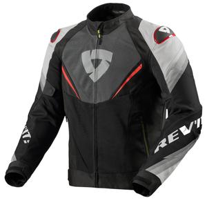 Revit Quantum 3 Air motorcykeljakke grå og rød