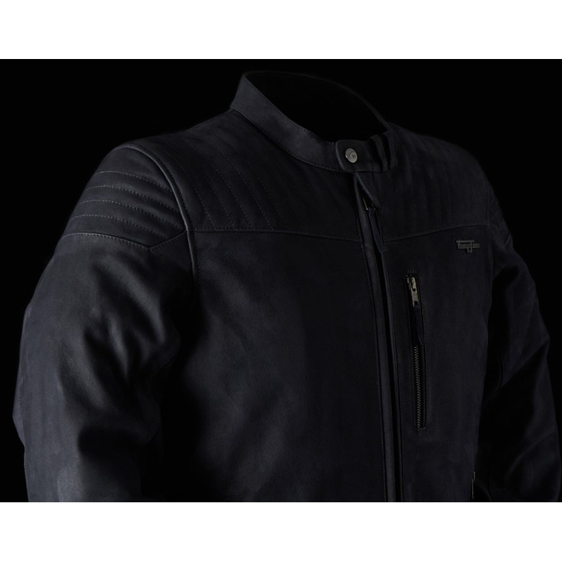 Læderjakke Furygan Clint Evo blå