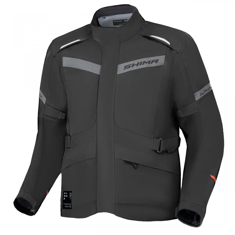 Motorcykeljakke Shima Alpha sort