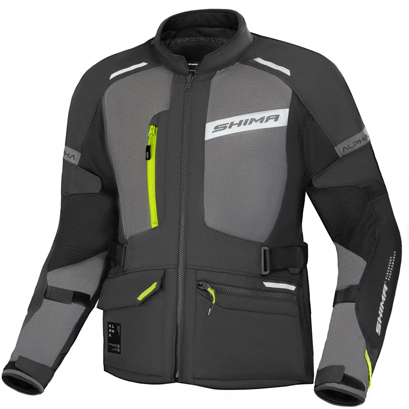 Shima Alpha fluo motorcykeljakke