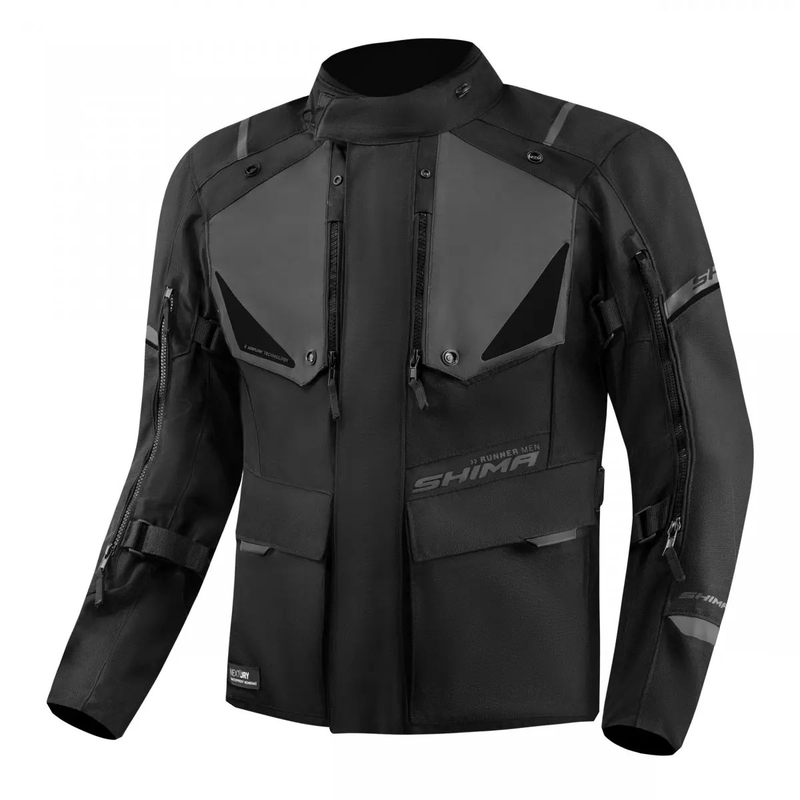 Motorcykeljakke Shima Runner sort