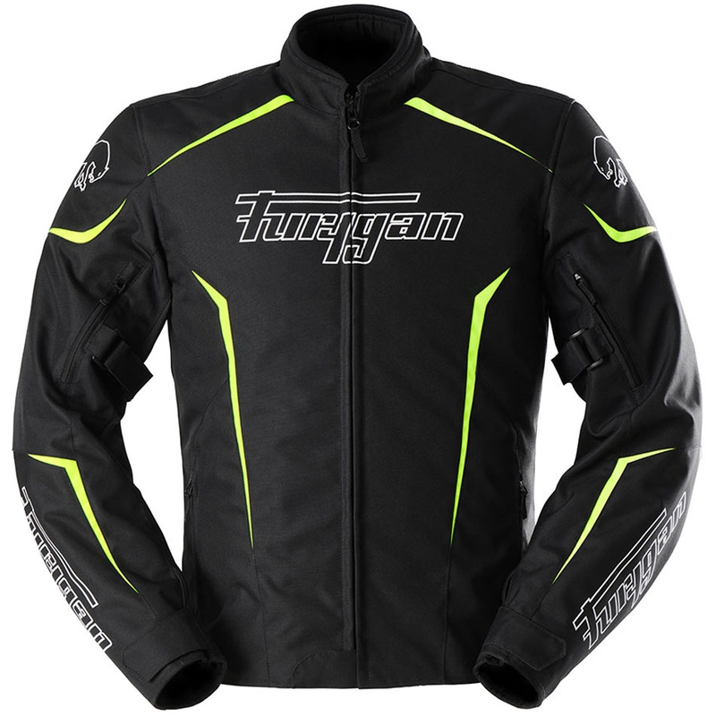 Furygan Yori sort-hvid-fluogul motorcykeljakke