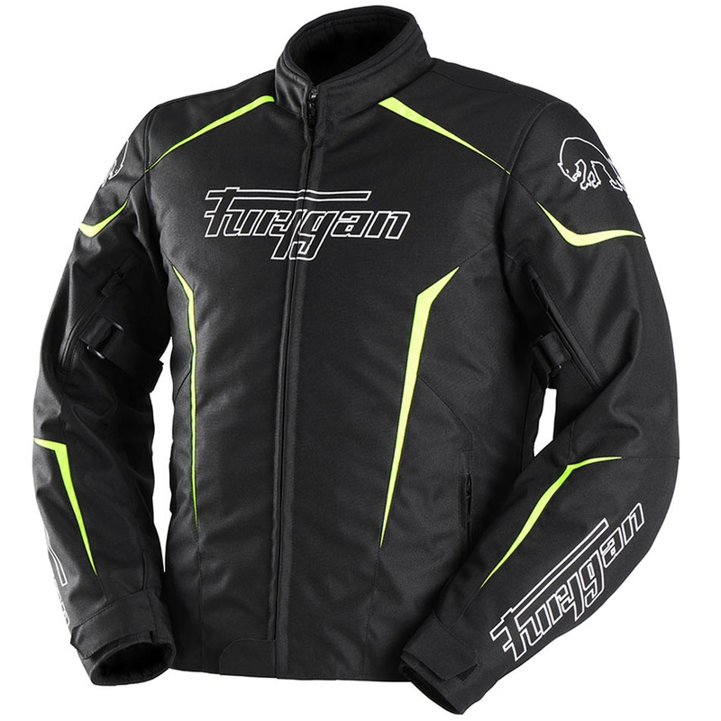 Furygan Yori sort-hvid-fluogul motorcykeljakke