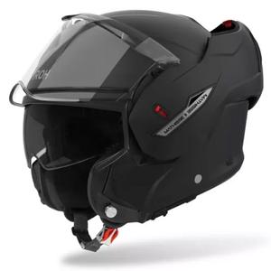 Airoh Mathisse 2 farve mat sort sammenklappelig motorcykelhjelm