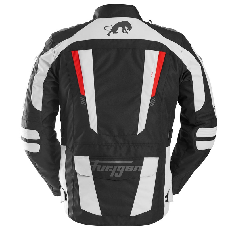Furygan Apalaches Evo sort-beige-rød motorcykeljakke