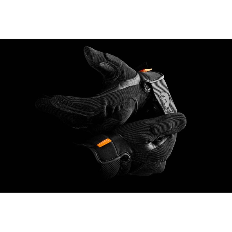 Furygan Jet D3O Evo sorte motorcykelhandsker