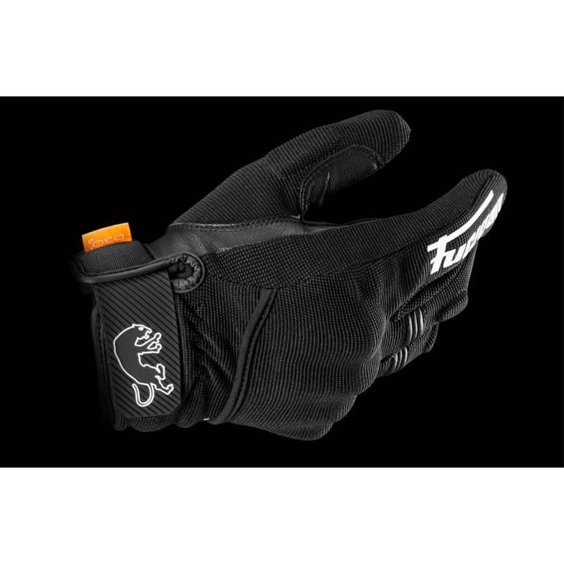Motorcykelhandsker Furygan Jet D3O Evo sort og hvid