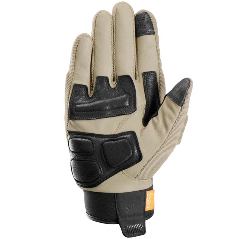 Motorcykelhandsker Furygan Jet D3O Evo sand-sort