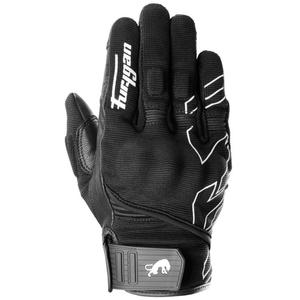 Motorcykelhandsker Furygan Jet Neon D3O sort og hvid