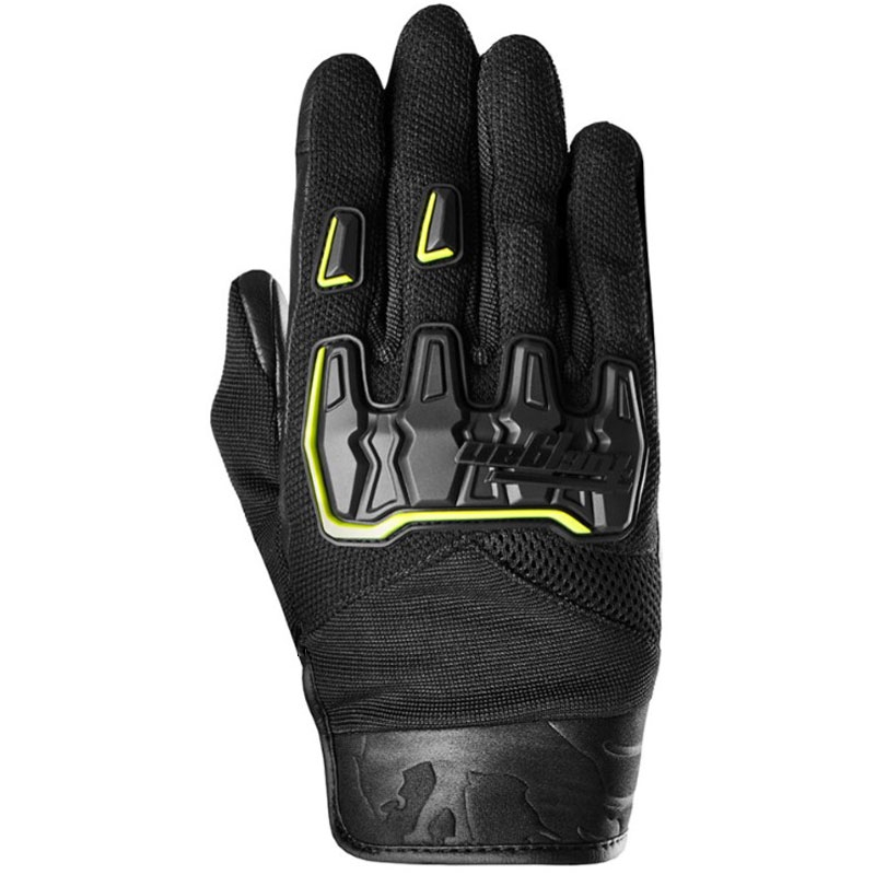 Furygan Shade Black-Fluo Yellow motorcykelhandsker