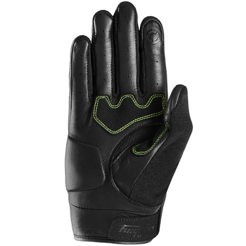 Furygan Shade Black-Fluo Yellow motorcykelhandsker