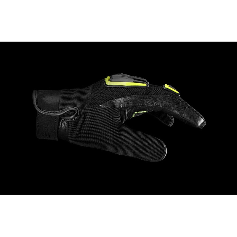 Furygan Shade Black-Fluo Yellow motorcykelhandsker