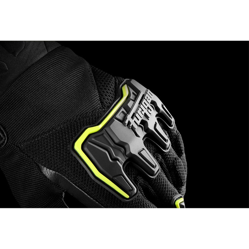 Furygan Shade Black-Fluo Yellow motorcykelhandsker