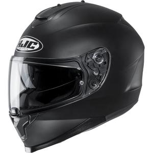 HJC C70N Solid Semi Flat Black Integral motorcykelhjelm