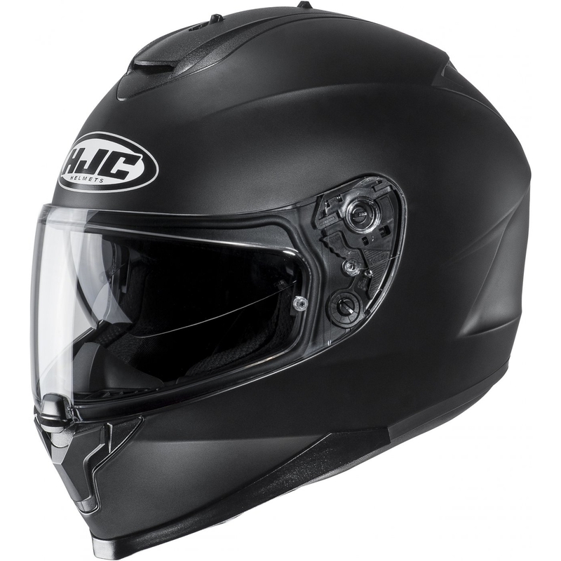 HJC C70N Solid Semi Flat Black Integral motorcykelhjelm