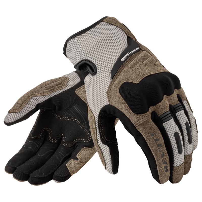 Revit Cavern motorcykelhandsker sand-sort