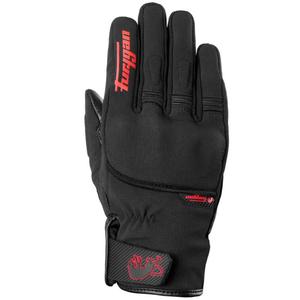 Furygan Jet All Season D3O® Evo sorte og røde motorcykelhandsker