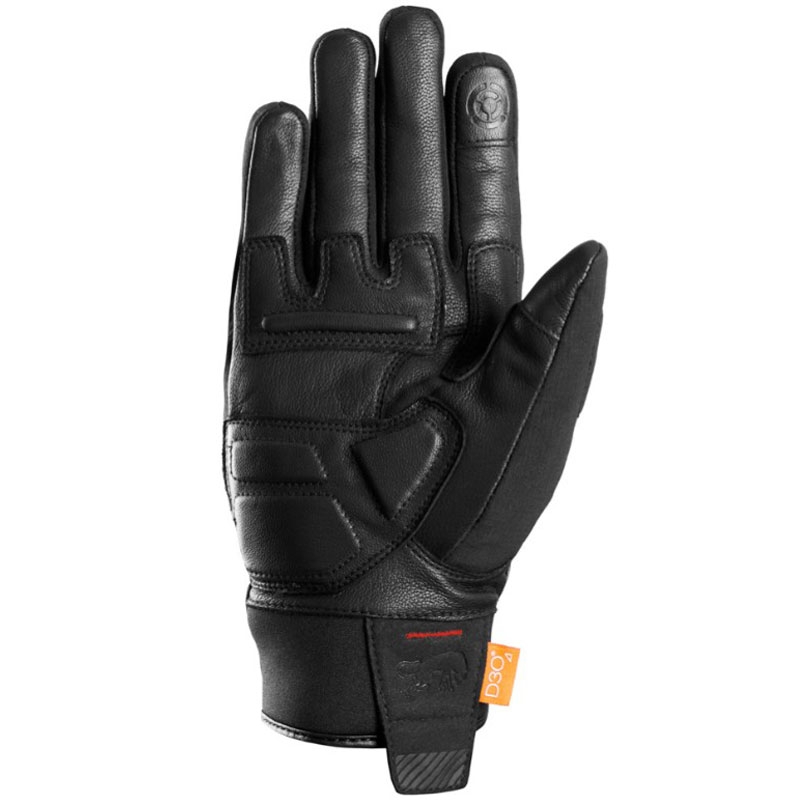 Furygan Jet All Season D3O® Evo sorte og røde motorcykelhandsker