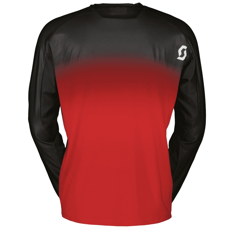 Motocrosstrøje SCOTT EVO Swap sort-rød udsalg