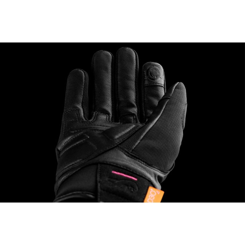 Furygan Jet Lady All Season D3O® Evo motorcykelhandsker til kvinder i sort og pink
