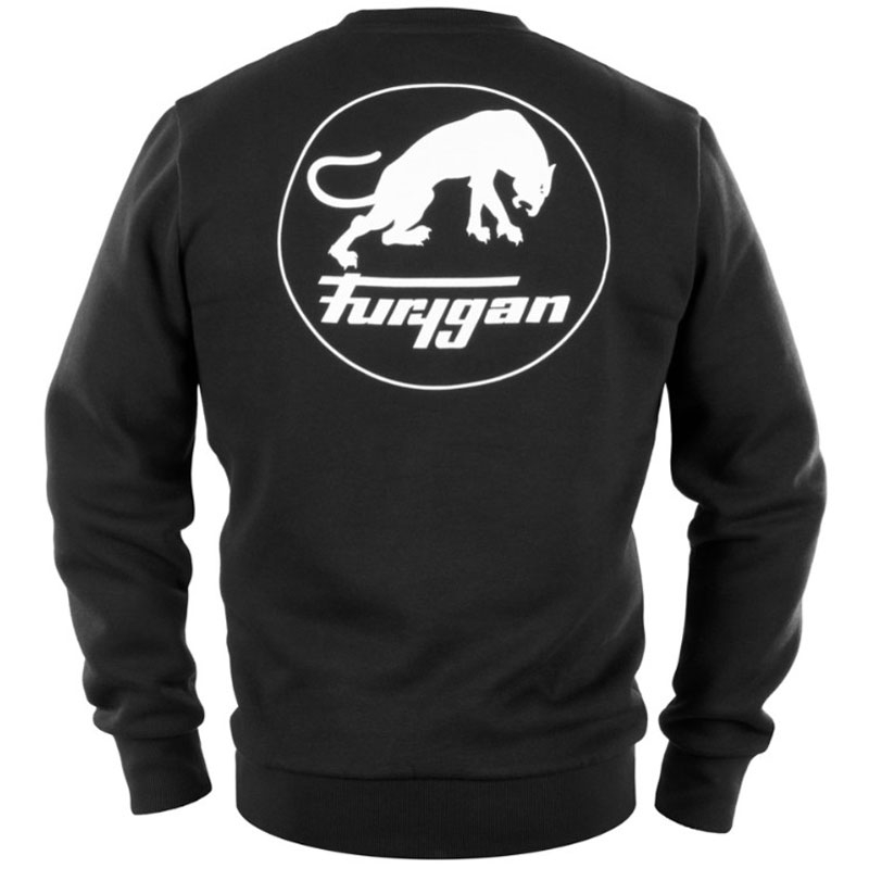 Sweatshirt Furygan Corpo sort og hvid