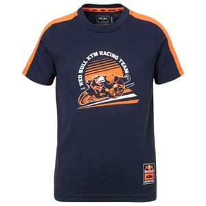 Børne-T-shirt KTM Red Bull Racing Grid blå-orange