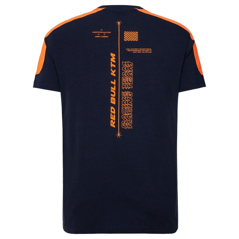 T-shirt KTM Red Bull Racing Grid blå-orange