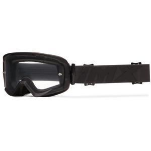 iMX Endurance Flip sort-sort motocrossbrille med klart plexi