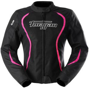 Furygan Odessa Vented 3-i-1 motorcykeljakke til kvinder i sort, hvid og pink