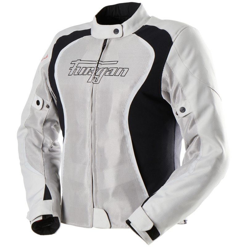 Furygan Odessa Vented 3-i-1 beige-sort motorcykeljakke til kvinder