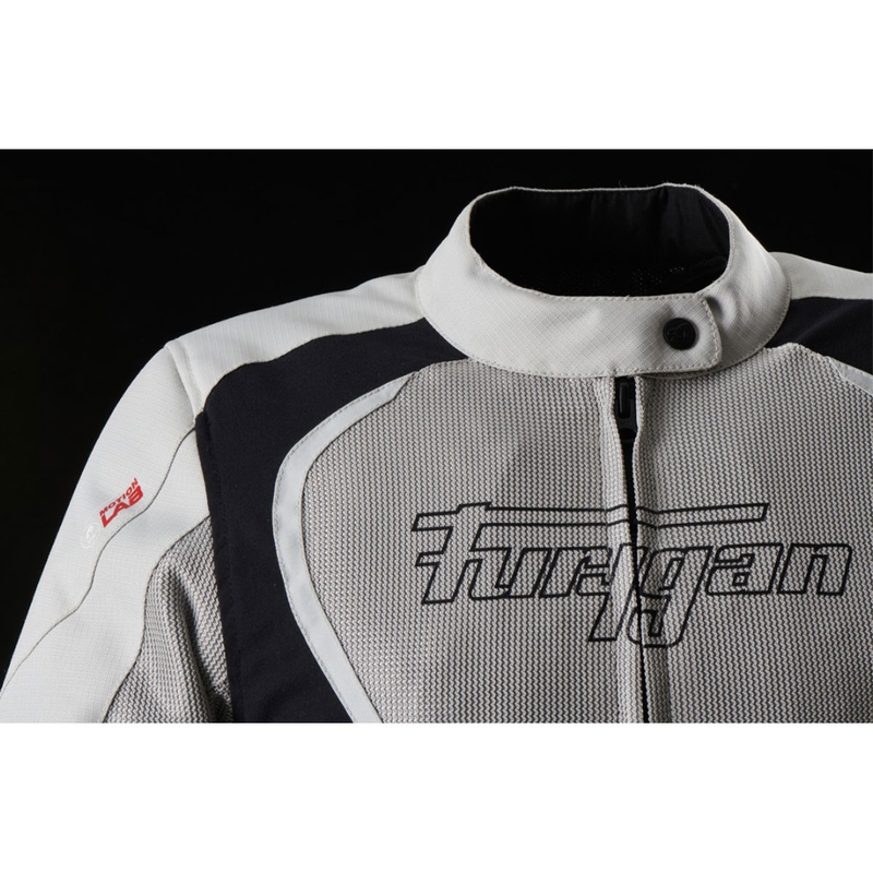 Furygan Odessa Vented 3-i-1 beige-sort motorcykeljakke til kvinder