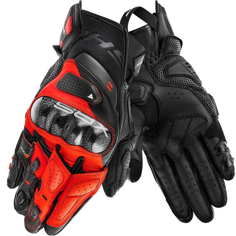 Shima XRS-3 motorcykelhandsker rød