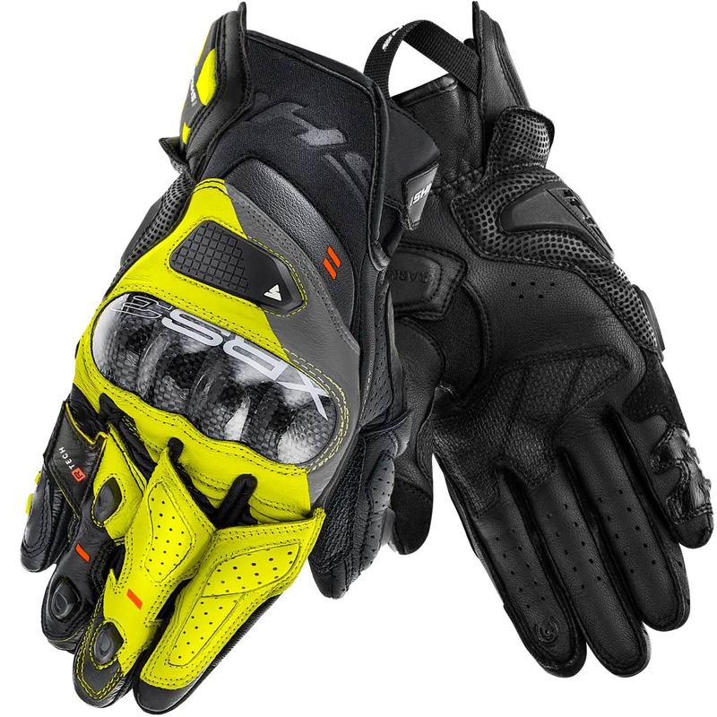 Shima XRS-3 motorcykelhandsker fluo gul