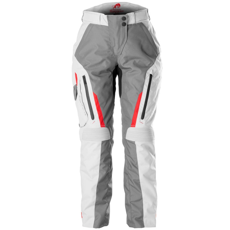 Furygan Killington Lady Grey Beige Red Motorcykelbukser