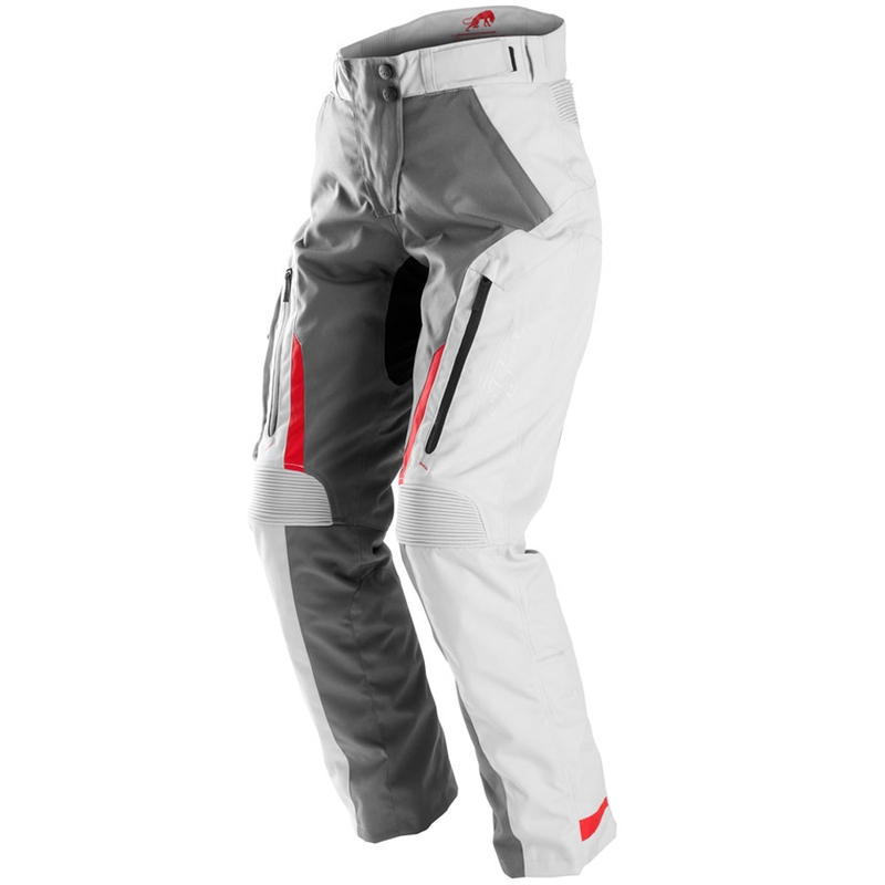 Furygan Killington Lady Grey Beige Red Motorcykelbukser