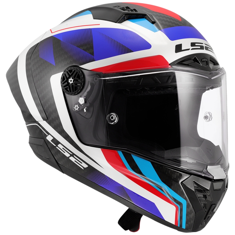 Integreret motorcykelhjelm LS2 FF805 Thunder C GP Aero Raute blå-rød