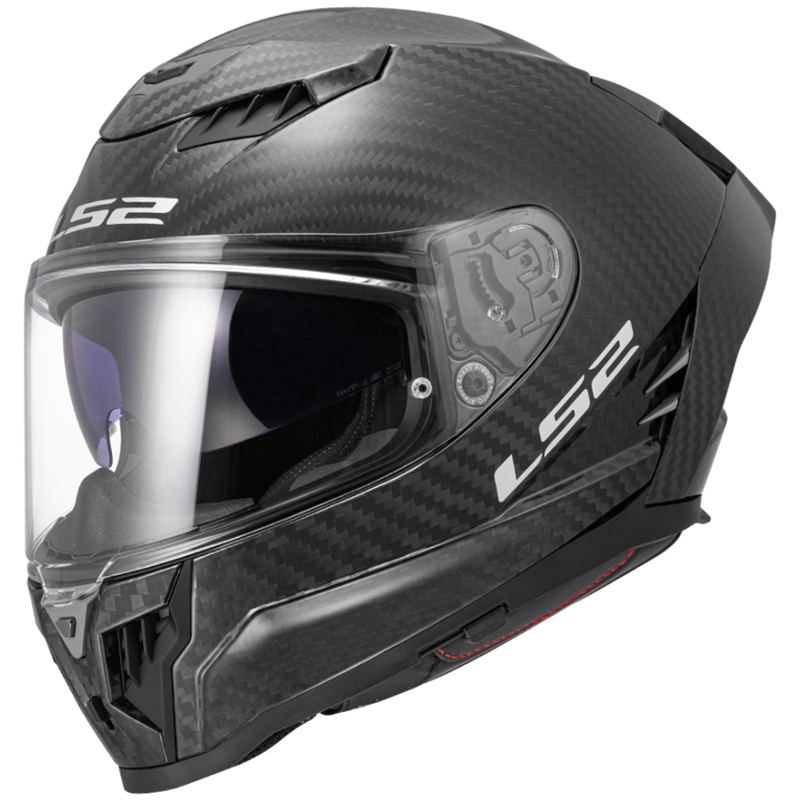 LS2 FF807 Dragon Carbon Integral motorcykelhjelm mat sort